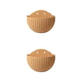 thumbnail image 2 of Maytalsory Wall Plastic Pot For Easy Installation And Wide Usage ABS Plastic Flowerpot Flower Pot Widely Used Drainage khaki 2Set, 2 of 6