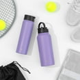 thumbnail image 4 of JoyJolt Vacuum Insulated Water Bottle with Flip Lid & Sport Straw Lid - 32 oz - Purple, 4 of 7