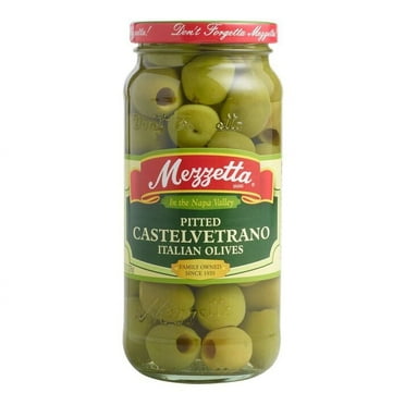Mezzetta Pitted Castelvetrano Olives 8 oz Pack of 4