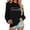 Black, variant on Olyvenn Senior Class of 2026 Graduation Sweatshirt for Women Oversized Crewneck Long Sleeve Shirt Pullover Teen Giel Clothes Black L