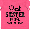 thumbnail image 4 of Inktastic Best Sister Ever Girls Toddler T-Shirt, 4 of 5