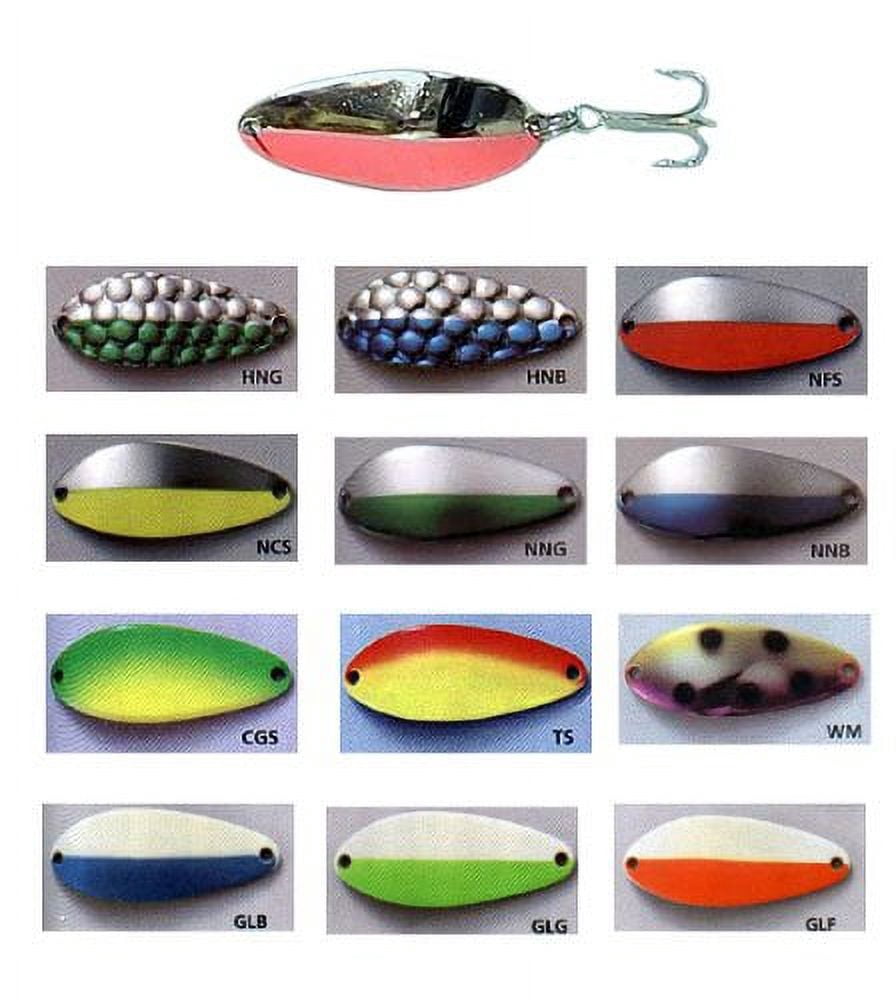 Acme Tackle Little Cleo Fishing Spoon Glow & Fluorescent 3/4 oz.