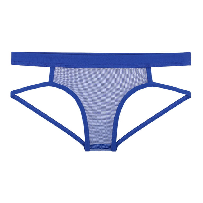 zuwimk Mens Underwear ,Men's Stretch Classic Fit Boxer Briefs Regular Blue,L