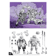 thumbnail image 3 of DUAL REMARQUED Usagi Yojimbo x TMNT Teenage Mutant Ninja Turtle Leonardo 7" Scale Action Figures Collector Set – Summer Edition, 3 of 13