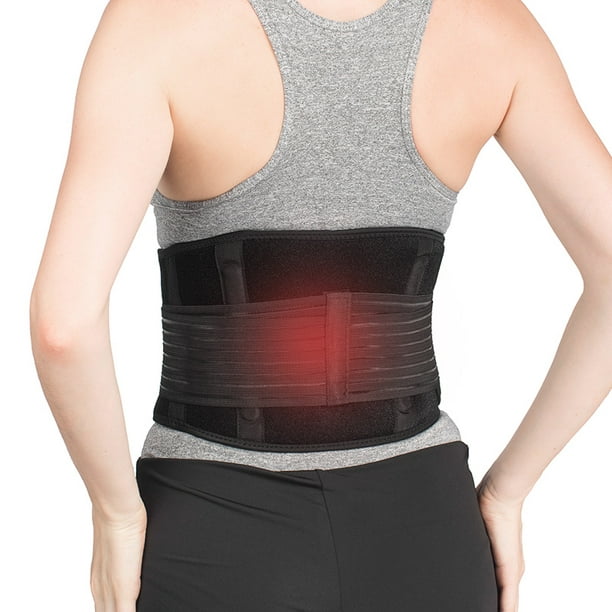 Marblesea Adjustable lower back Nano-tech Tourmaline Magnetic, Lumbar Brace  belt with steel bar, Self Heating Lower Back Belt, Waist Support for Back  Pain, for Women and men. 