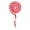 B, variant on Moocorvic Christmas Lollipop Ornament Xmas Tree Candy Ornament Plastic White and Red Decorations for Christmas Tree Decor Home Wedding Valentines Day Decor (1Pack, 6.2 x 3Inches)