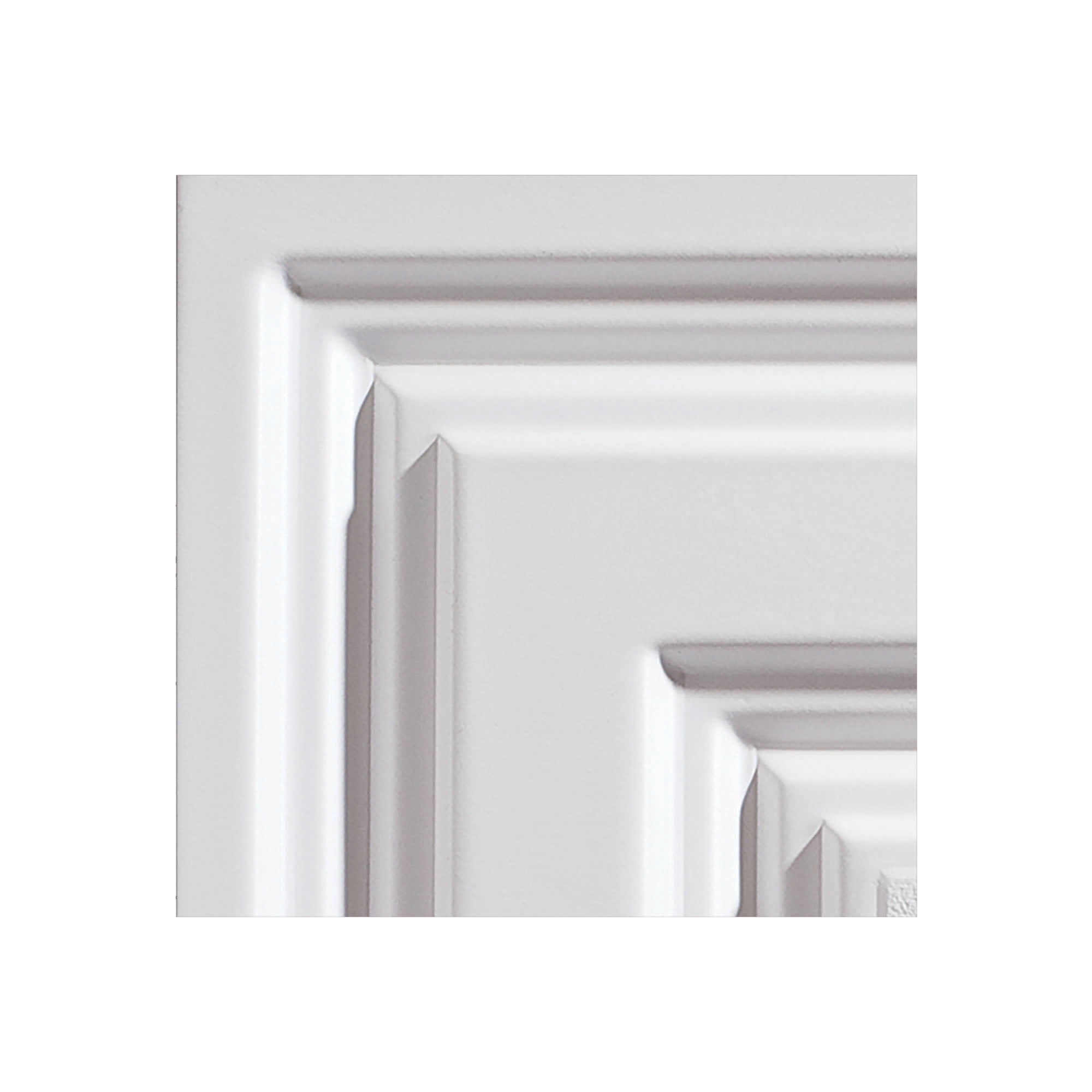 Genesis Icon Relief White Ceiling Tiles Easy DropIn Installation