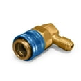 thumbnail image 1 of Duracool R134a Raccord rapide côté bas (non réglable) Fixation de tuyau évasé SAE M de 1/4 pouce., 1 of 2