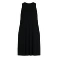 thumbnail image 4 of Time and Tru Women’s Sleeveless Knit Swing Dress, Sizes XS-XXXL, 4 of 6