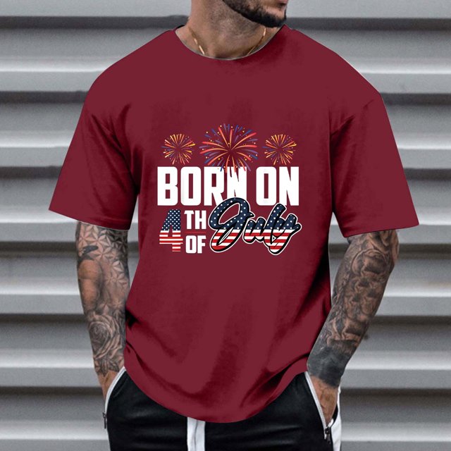 Tops para hombre, blusas y camisas de cuello redondo y manga corta para hombre, tops casuales de cuello redondo y manga corta con estampados especiales para hombre.