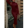 thumbnail image 5 of PRETTYGARDEN Womens Fall 2 Piece Outfits Bodycon Maxi Tank Pullover Sweater Dress and Long Sleeve Cropped Cardigan Knit Sets, 5 of 10