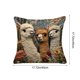 thumbnail image 3 of Bonita funda de cojín con estampado de alpaca | Cojín decorativo suave para sofá y salón | 45 x 45 cm, 3 of 6