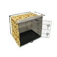 thumbnail image 6 of Abstract Dog Crate Cover, Grunge Style Squares in Earth Tones Pixel Art Concept, Easy to Use Pet Kennel Cover Small Dogs Puppies Kittens, 7 Sizes, Pastel Yellow Paprika, by Ambesonne, 6 of 6