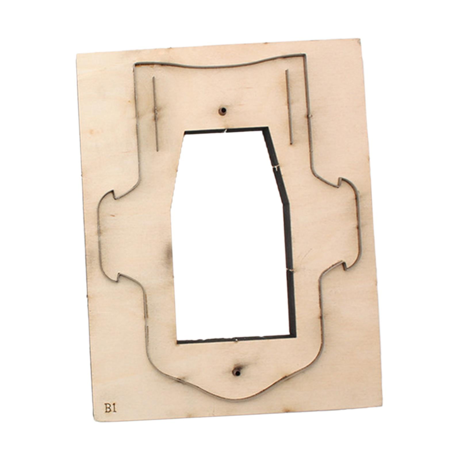 Leather Cutting Dies Leather Wallet Template Wooden Practicle Coin Purse Leather Cutter DIY Card Holder Card Holder Templates Fittings