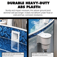thumbnail image 5 of Universal Fit Above Ground Pool Skimmer-Pool Skimmer Parts Kit-Opening Width 6Inch Fits All Standard Pool Wall Cutouts, 5 of 5