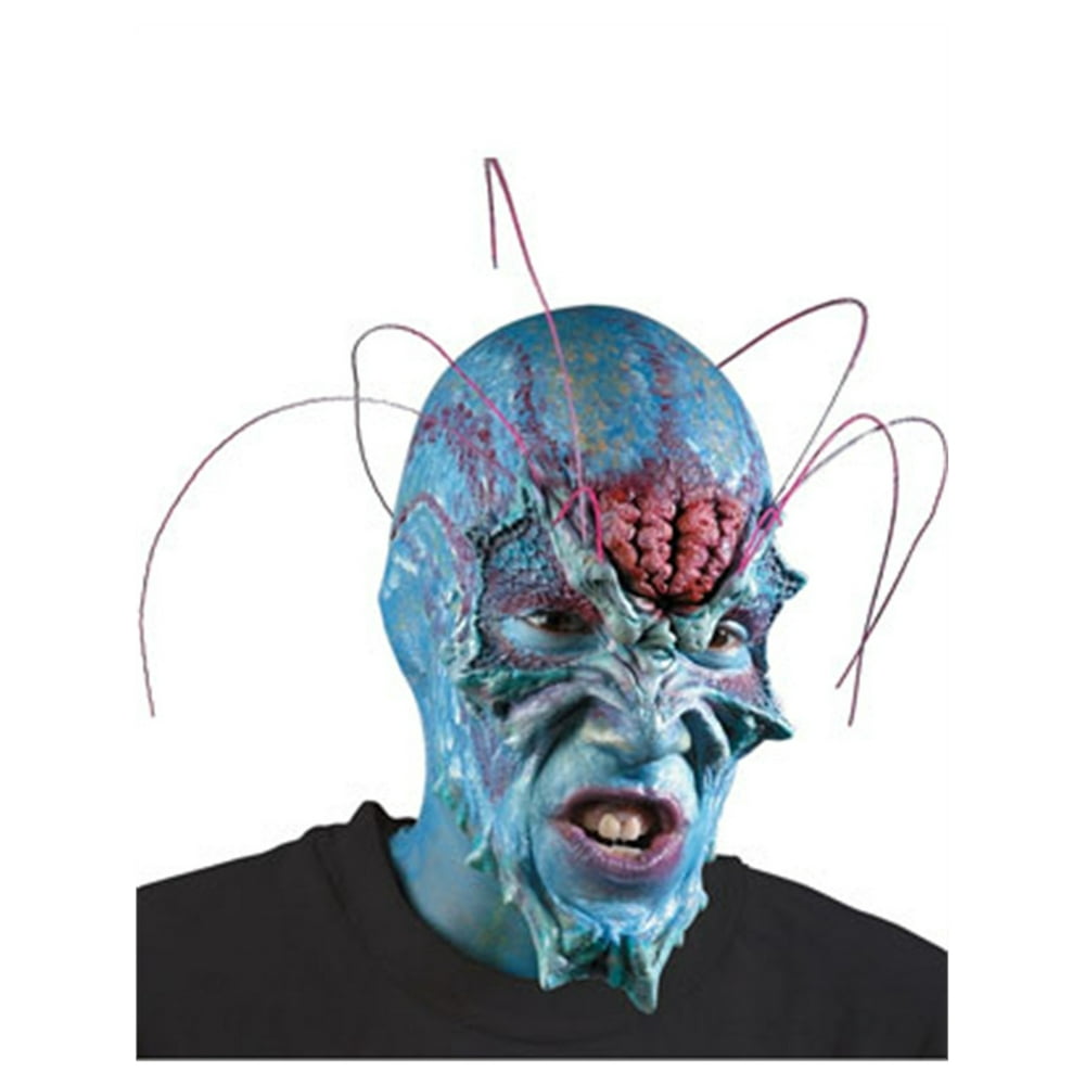 Blue Alien Latex Prosthetics Appliance Kit Makeup Mask