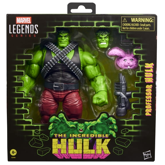 Marvel Legends Series, figurine Professor Hulk inspirée des bandes dessinées Incredible Hulk