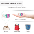 thumbnail image 5 of Plackers Micro Mint Mint Dental Floss Picks with Travel Case, 12 Count (3-Pack), 5 of 6