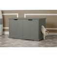 thumbnail image 5 of Merry PTH1031722510 Pet Cat Washroom Bench with Removable Partition Wall, Gray, 5 of 8