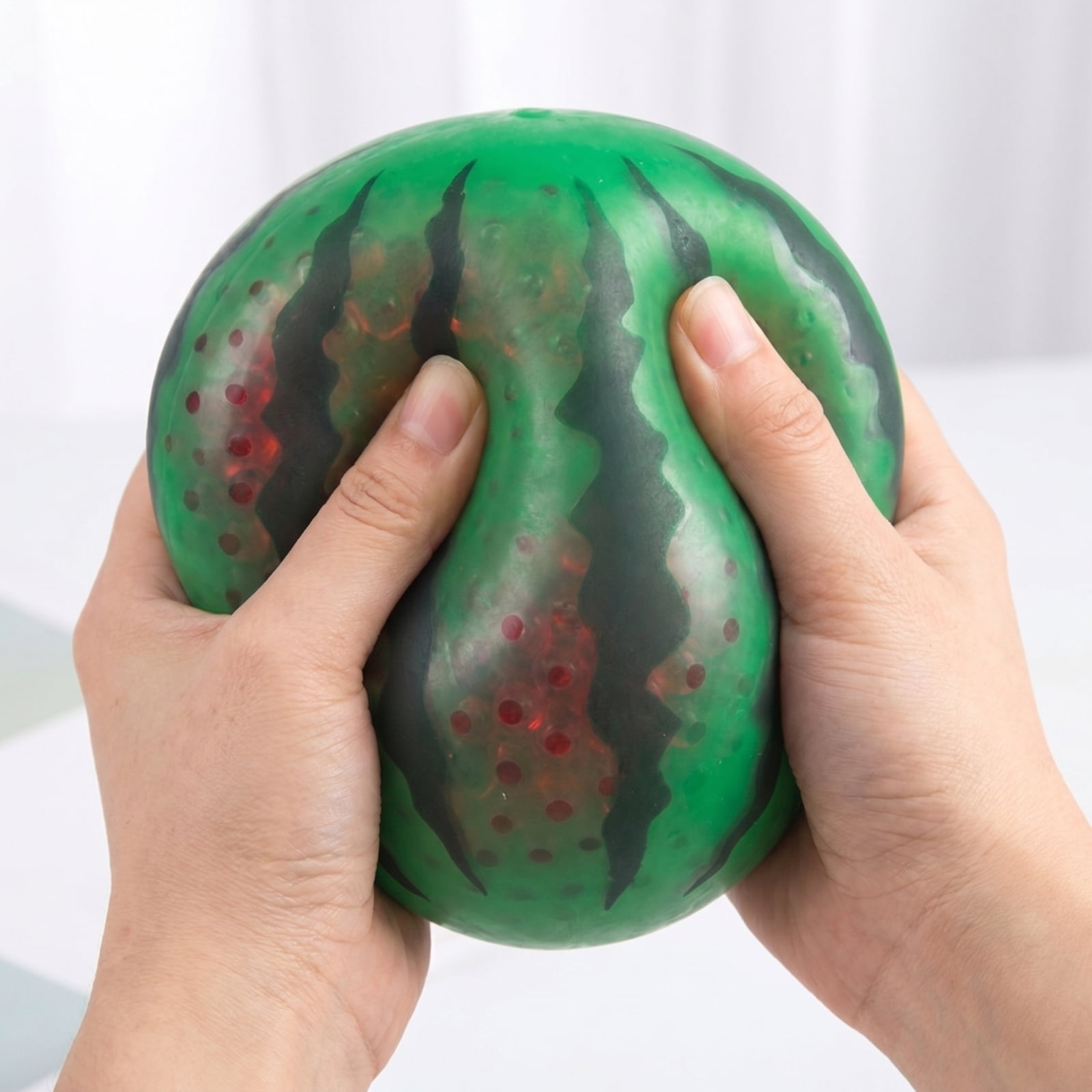 Gaint Watermelon Squishy - 5inch Jumbo Watermelon Squeeze Slow Rebound Stress Relief Fidget Toy, Fruit Decompression Sensory Toy for Kids Adults