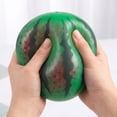 thumbnail image 2 of Gaint Watermelon Squishy - 5inch Jumbo Watermelon Squeeze Slow Rebound Stress Relief Fidget Toy, Fruit Decompression Sensory Toy for Kids Adults, 2 of 6