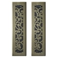 thumbnail image 3 of Imperial RG3468 2.25 x 12-Inch Templar Decorative Floor Register, Brushed Nickel, 2 Pack, 3 of 5
