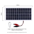 thumbnail image 4 of banco del poder del panel solar del polisilicio de 10W 12V para la batería al aire libre de la bomba 9-12V de la lámpara, 4 of 5