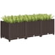 thumbnail image 1 of Planter Outsunny - Cama de jardín elevada (120 x 40 x 37 cm), color marrón, 1 of 9