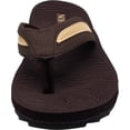 thumbnail image 5 of Norty Men's Summer Comfort Casual Thong Flat Flip Flops Sandals Slipper Shoes 40348-12D(M)US (Brown-Tan), 5 of 7
