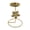 Gold-2B-home supplies, variant on LEFTHIGH Home Rotating Aromatherapy Candlestick Iron Gold 5.31in Heart Motif Butterfly Floral Home Table Candle Holders Valentines Decor