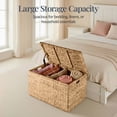 thumbnail image 4 of Best Choice Product Storage 30" Trunk w/ Lid & Handles, Storage Bench, Toy Chest - Natural, 4 of 9