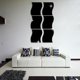thumbnail image 5 of Bienvenido Adhesivo de pared estéreo con espejo de combinación de ondas de acrílico de 6 piezas, 5 of 5