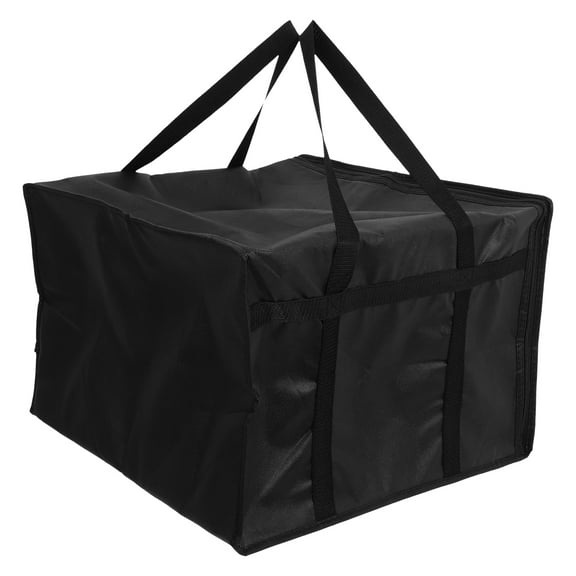 FELTECHELECTR Food Carrier Bag Black 1Pcs 19.7X19.7X14In