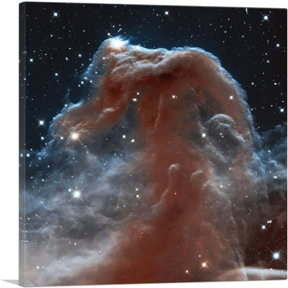 ARTCANVAS Horsehead Nebula Barnard 33 Hubble Telescope NASA Canvas Art Print - Size: 18" x 18" (0.75" Deep)