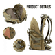 thumbnail image 3 of Mochila Bloosom  Tactica De Cámping Impermeable Gran Capacidad 45l Caqui, 3 of 4