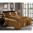 thumbnail image 3 of Satin Pillowcase King [2-Pack, Coffee] - Hotel Luxury Silky Pillow Cases for Hair and Skin - Extra Soft 1800 Double Brushed Microfiber Pillow Covers, 3 of 4