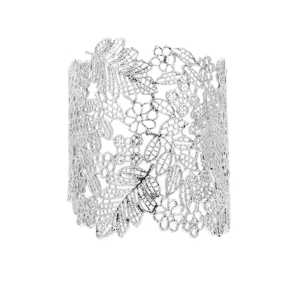 Milisten Cuff Bracelets For Women Trendy Vintage Open Cuff Fashion Accessory 1Set Alloy