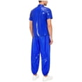thumbnail image 3 of vastwit Men Plastic Oversized Shirts Pants Set Waterproof Two-piece Outfit Sweat Suit Jogging Sportswear Royal Blue XL, 3 of 7