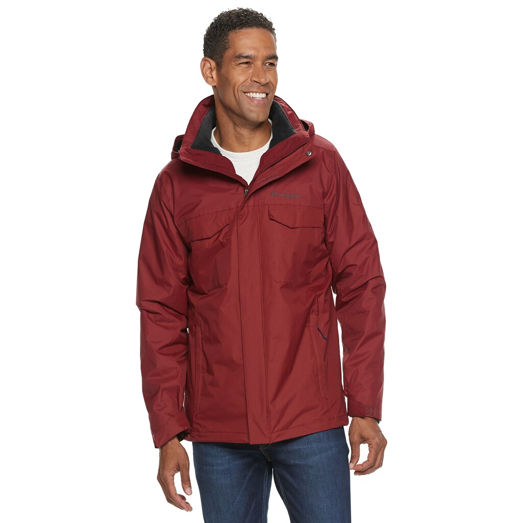 Men s Columbia Timberline Triple Interchange Jacket Red Jasper Walmart