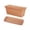 Brown-390424BB, variant on Planter Box For Outdoor Garden, Plastic Flower Pot With Drainage Holes, Window Box Planter For Herbs And Vegetables, Medium Size 12x6 Inches
