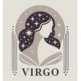 thumbnail image 5 of Virgo Zodiac Sign Adult Sand Long Sleeve Hoodie-Small, 5 of 6