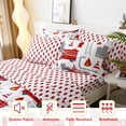 thumbnail image 2 of Kids Full Comforter Sets for Boys 8 Pieces Fire Truck White Bedding Set for Teens Soft Microfiber Kids Bed in A Bag with Comforter All Season, 2 of 7