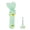 Green, variant on Yajisi Retractable Interactive Cat Toy Wand with USB Rechargeable Laser Pointer, Feather Teaser and Pet Grooming Brush for Indoor Cats (7.87 inches / 20 cm) - Green