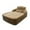 coffee, variant on SLLINGLUO 18" Inflatable Airbed with Built-in Pump, Queen Air Mattress for Home Travel Camping, Coffee