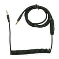 thumbnail image 4 of Coiled Headphone Cable, Tensile Nylon Wire Clear Sound Replacement Headset Spring Cord  For Gaming Headphone, 4 of 8