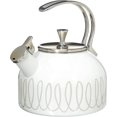 thumbnail image 2 of Kate Spade New York Charlotte Street Gray Metal Kettle, Grey, 2.5 qt (2.4 L), 2 of 8