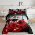 thumbnail image 1 of Juego de Cama Torre Eiffel para Niñas Twin Size Rojo Negro, 1 of 6