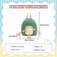 thumbnail image 3 of Adorable Monkey Plushie Backpack for Cute Cartoon School Bag Lightweight Bookbag Daily Outdoor Travel Back to School Supplies, 3 of 4