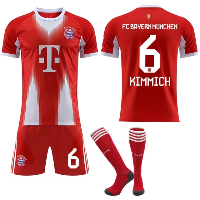 2025-2026 Bayern Munich Home Kids Adult Football Shirt with Socks