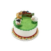 Little People Farm Friends Round Cake
